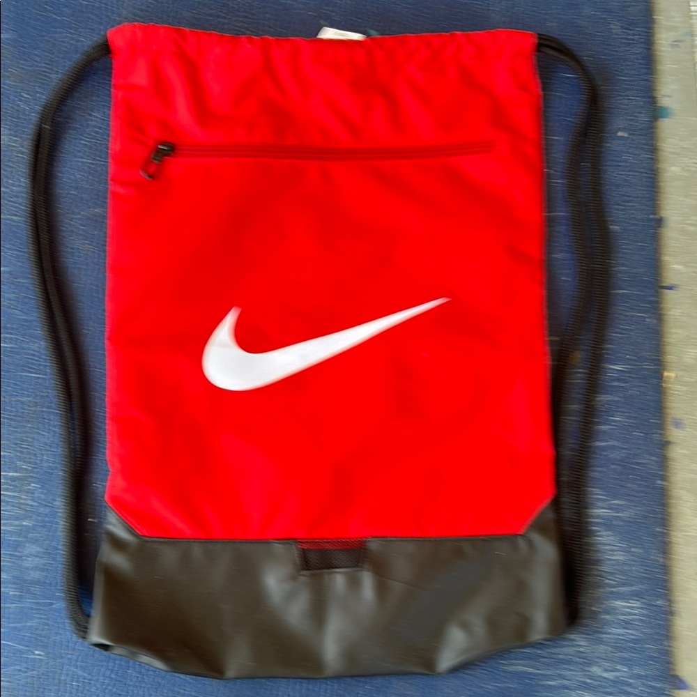 Nike Red Drawstring Bag